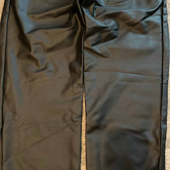 Freddy Faux Leather black pants size 10 - Picture 7 of 13